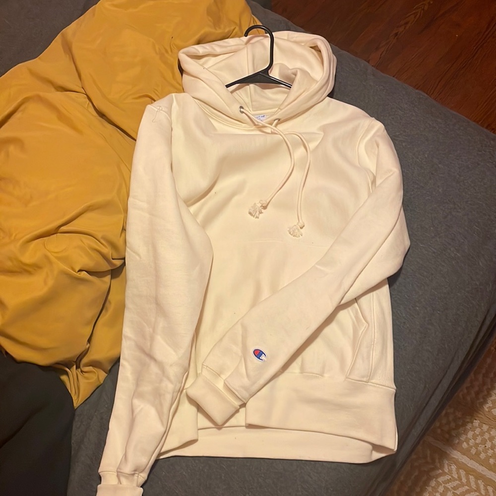 crème champion sweatshirt